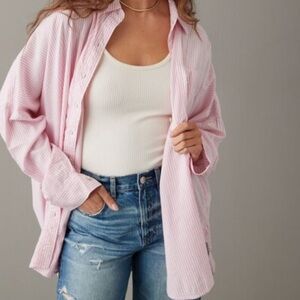 American Eagle Go Big Oversized Shirt